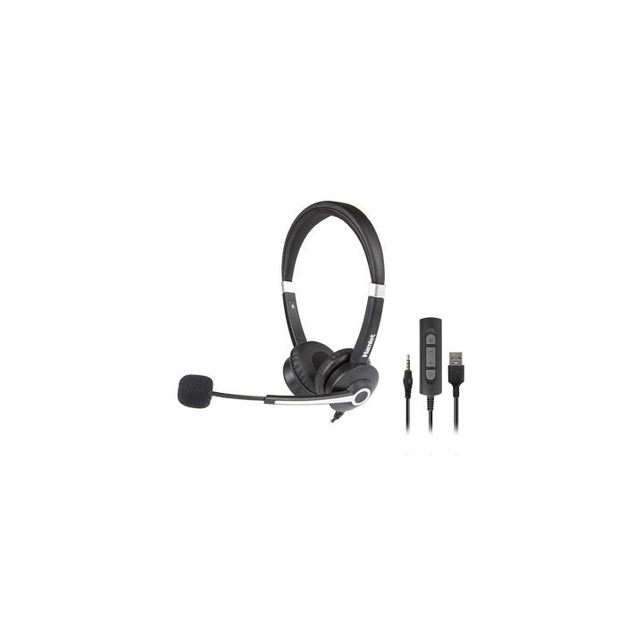 HAMLET CUFFIA BUSINESS BI-AURALE USB E JACK